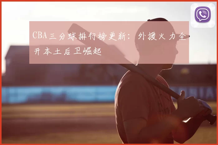CBA三分球排行榜更新：外援火力全开本土后卫崛起