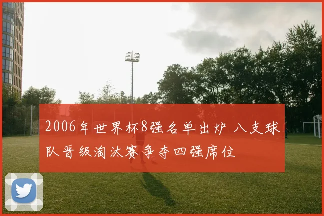 2006年世界杯8强名单出炉 八支球队晋级淘汰赛争夺四强席位